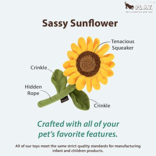 PLAY Blooming Buddies Collection Sassy Sunflower Dog Toy