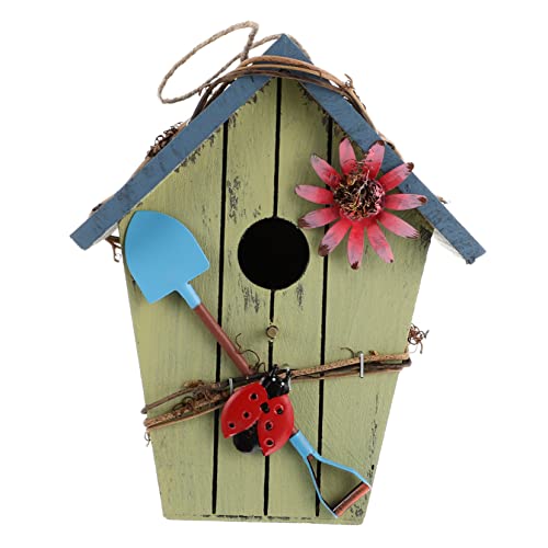 Abri oiseaux jardin en bois solution pour protéger les petits oiseaux - 2