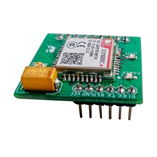 SIM800C Module | SIM800L GPRS GSM Module MicroSIM Card Core Board Quad-band 850/900/1800/1900MHz with Onboard SIM Card Slot and Antenna TTL Serial Port