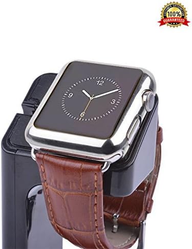 Protective Case for Apple Watch Case 42mm Series 1, Bumper for Apple Watch 42mm Snap on Face Cover Full Coverage Screen Protector of Thin Plated Case PC for iWatch/Sport/Edition 2015 - Silver