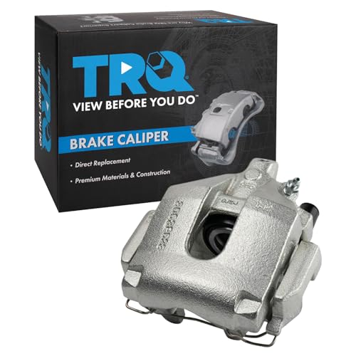 TRQ Rear Left Brake Caliper w/Bracket Drivers Side Compatible with 2003-2014 Volvo XC90