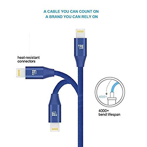 Iphone Charger Lightning Cable - [Mfi Certified] Durable Braided Apple Lightning Usb Cord & Lax Iphone Charger Lightning Cable - Mfi Certified Durable Braided Apple Lightning Usb Cord #TOP5