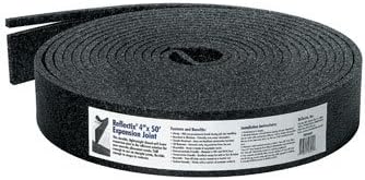 Foam Expansion Joint, Black, 4-In. x 50-Ft., .5-In. Thick