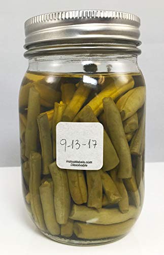 Dissolvable Food Storage Labels Blank Shelf Life For Food Rotation Prep 1 Inch Square 500 Adhesive Stickers #TOP3