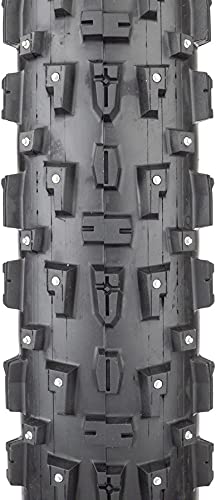 Cst Toboggan Tires Toboggan 26 X 4.0 Wide Black Wire Bead 240-Studded Fat Tire #TOP1