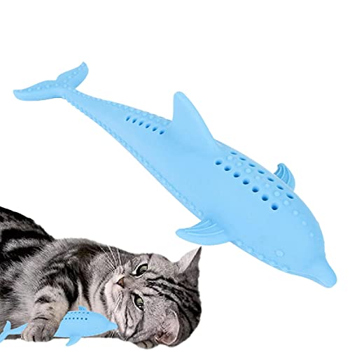 Teksome Jouet à Mâcher pour Chat en Poisson - avec Dentition pour Chaton et Santé Bucco-Dentaire