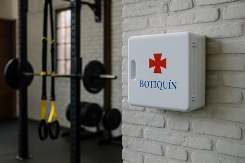 Ferretelix® Botiquin armario de pared con dotacion 280 mm x 250 mm x 100 mm equipado con varios artículos para realizar las primeras curas en caso de emergencia, Botiquín de primeros auxilios - imagen 9