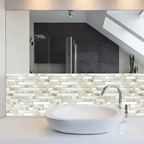 image for STICKGOO Thicker Design Peel and Stick Tile Backsplash, 12”×12”St