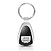 Jeep Grille Logo Black Tear Drop Keychain