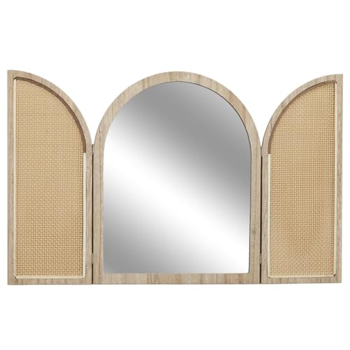 Paris Prix Miroir Déco à Volets Bali 50cm Naturel