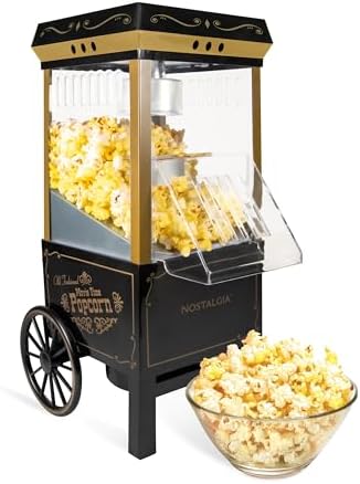 Nostalgia Paker de pipoca de ar quente antiquado, máquina de pipo...