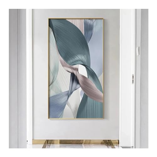 Tableau d'art mural pour salon vertical idéal pour grands murs vides