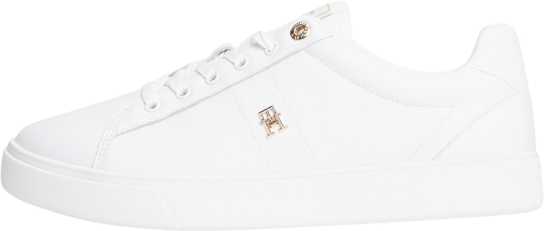 Tommy Hilfiger Damen Court Sneaker aus Leder