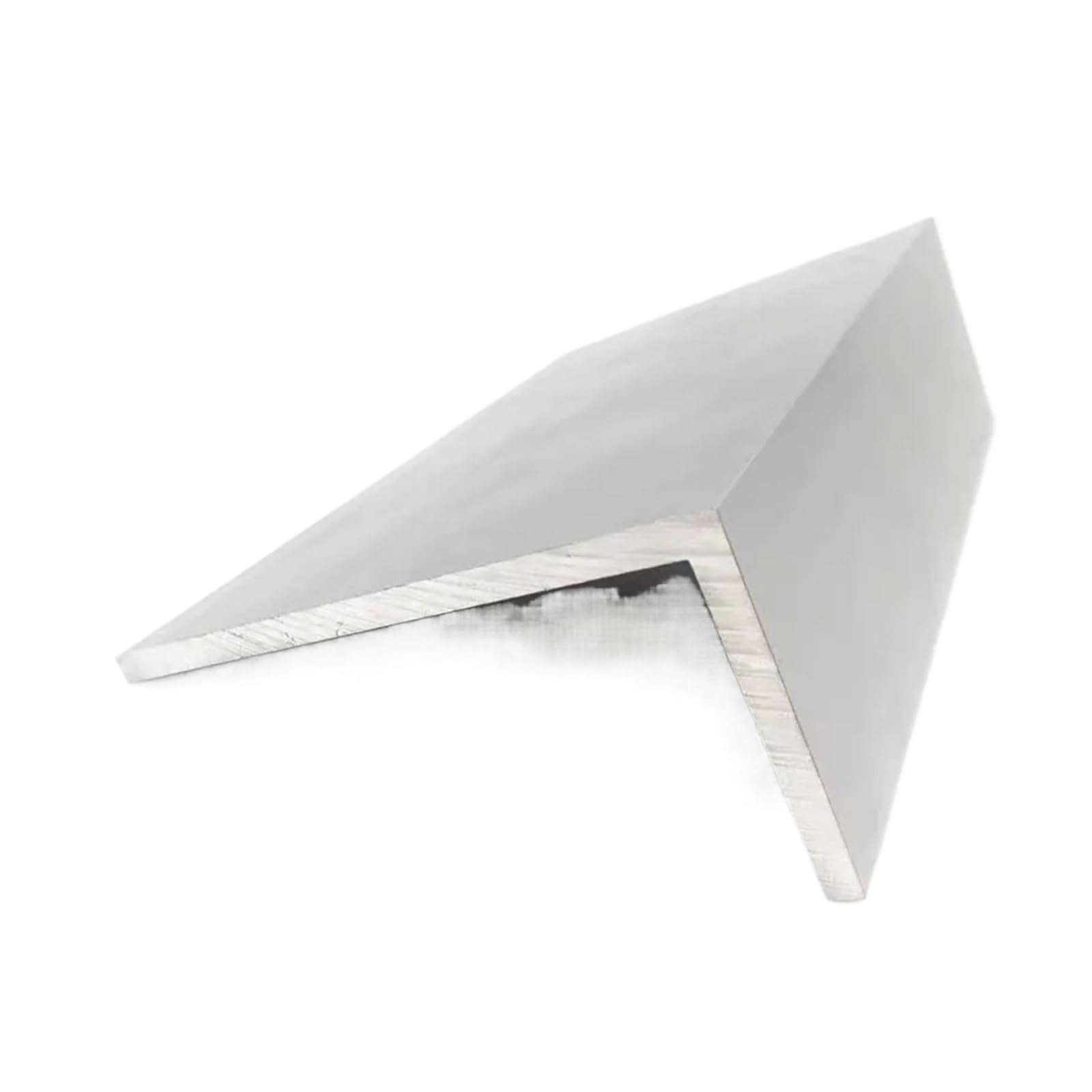 Perfil triangular de aluminio en forma de L de 50 x 100 mm con borde de aleación 6063 AL for bricolaje(Thick 3mm-490mm)