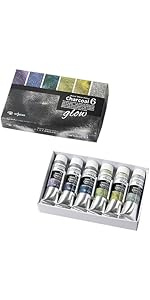 Amazon | クサカベ(Kusakabe) 透明水彩絵具 チャコールグロウ 6色