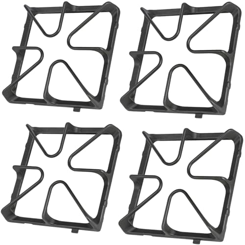 Image of Upgraded WB31K10034 Stove Burner Replacement for GE Gas Range Oven StoveTop Surface Grate JGBP29MEM1BS, WB31K10065,Cast Iron Stove Grate Rack for General Electric Stove Accessories 4Pcs
