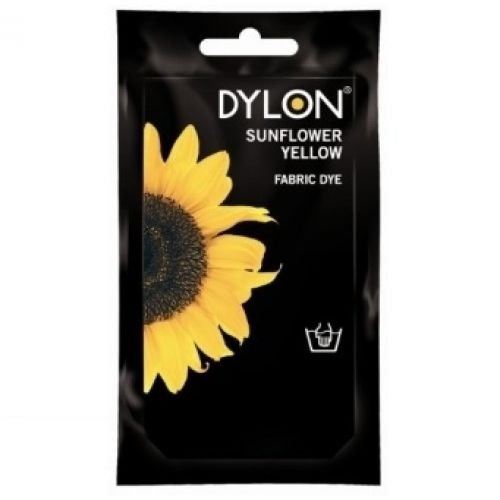 Image of DYLON Sunflower Yellow Fabric Hand Dye 50g x 4