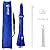 AMMSUN Portable Umbrella with Stand, 6.5ft Sun Shade Umbrella with Stand, Premium Lightweight Standing Umbrella for Sporting Games, Instant Sun Protection Patio Umbrella, Easy to Carry, Blue