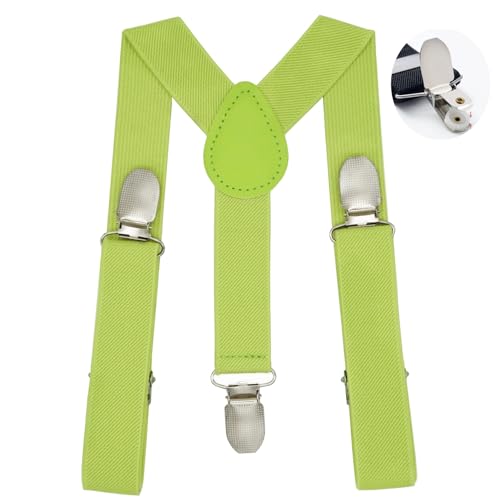 WannGe Kinder Y-Form Hosenträger mit verstellbaren bequemen...