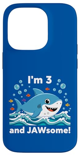 I'm 3 and Jawsome Shark 3΂̒a qp X}zP[X iPhone 14 Pro p