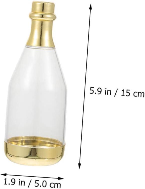 20pcs Bottle Shaped Candy Boxes Creative Wedding Birthday Favor Containers for Celebrations for Party Decorations