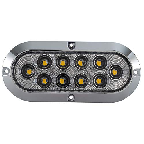 Lámpara LED Ovalada 6" Stop/Tail/Turn Rojo 2 Pack miniatura 3