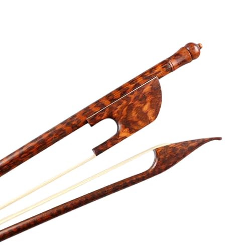 Yinfente 4/4 Schlangenholz Violine Bogen Letterwood Barock Stil nach außen Holz Naturbogen Pferdehaar (4/4)