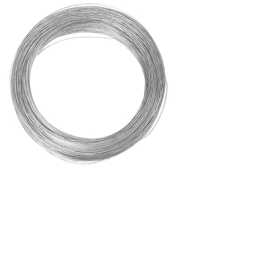 drut jubilerski, Steel Wire Single Strand Round Bright Silk(1mm X 10M,Hard Steel Wire)