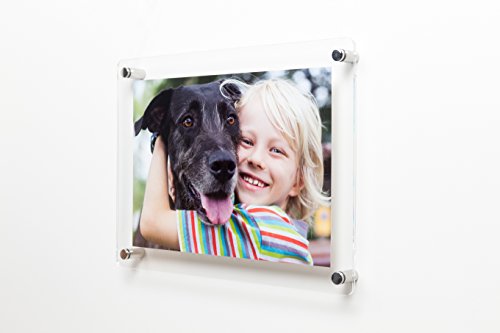 Scribble A3 Wall Mounted Clear Acrylic Photo/Certificate frame, For Print Sizes up to 315 x 435 mm.