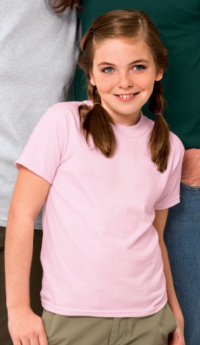 Port & Company Child's Youth 50/50 Cotton/Poly T-Shirt, XS, Ash2