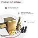 Sandfren Car Electric Fuel Pump Kit, OEM# 40106p 40105p 12V 4-7PSI Low Pressure Gas Diesel Fuel Pump with Installation Kit, Auto Replacement Accessories, Universal for Trucks Automobile RV