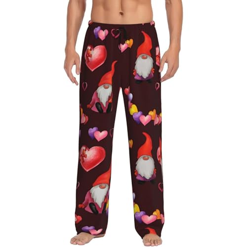 EDNEY Watercolor Crystals Mens Pajama Pants Comfy Lightweight PJ Bottoms Lounge Pants Sleepwear for Boyfriend Husband Dad