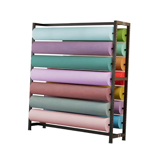 Estante de almacenamiento de rollo de tela...