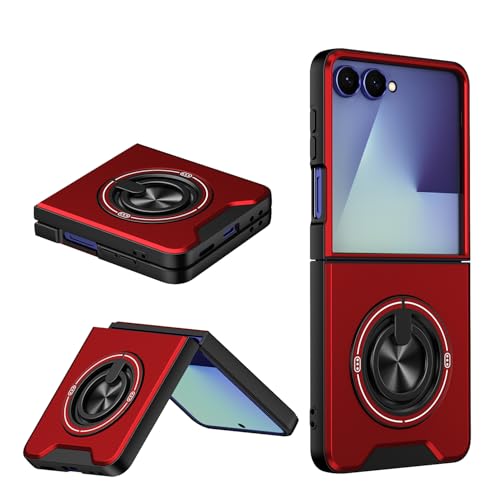 ASUS wish �g�ѓd�b�P�[�X Samsung Galaxy Z Flip 7 5G �J�o�[ ���C�����O�z���_�[�t�� �L�b�N�X�^���h �ی� �ϏՌ� �X�^���h ���o�C�� ���ϋv �t���{�f�B �Z���A�N�Z�T���[ ZFlip 7Z Z7 G Flip7 ZFl