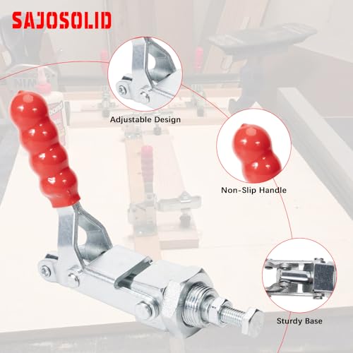 Image of 2-Pack,36224 Push Pull Toggle Clamp, 700 lb Holding Capacity