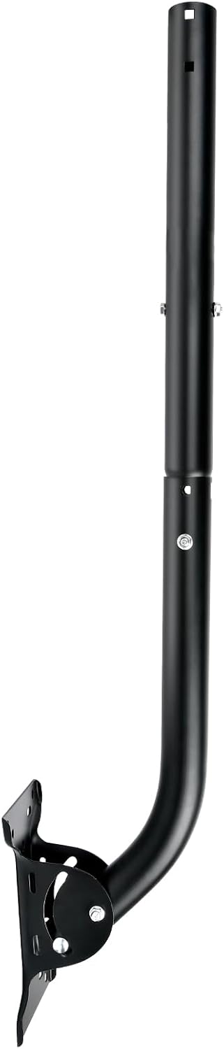 Adjustable Satellite Antenna Mount (Diameter 1 1/2", Length 33 1/4"),Universal Mounting Pole for Tempest Weather Station, Starlink Gen 3, J Pipe Bracket, Aluminum Alloy, Weather Proof