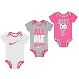  Nike Pack 3 monos 0-6 meses