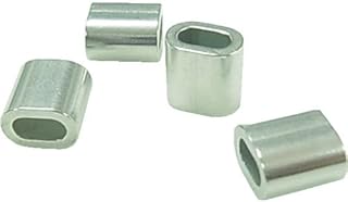 ニッサチェイン アルミオーバルスリーブ ワイヤーロープ径2.0mm用 30個入 P-891