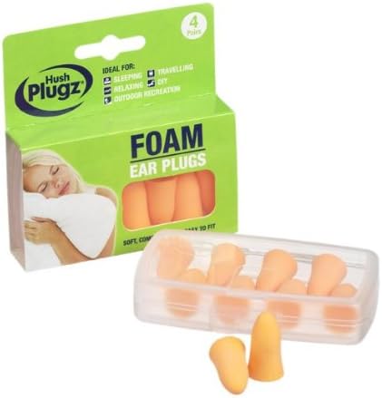 Hush PlugzOrange Foam Earplugs (1 Pack (4 Pairs))