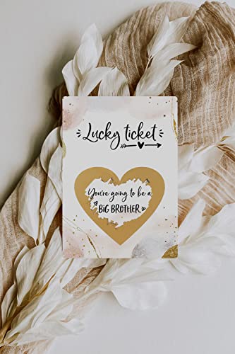 Image of Joli Coon You're going to be a big brother - Scratch card with envelope - Big Brother announcement