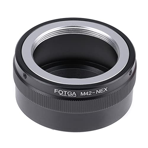 FOTGA Adaptateur M42 pour monture d'objectif Sony Alpha a7 a7S a7R a7II a7SII a7RII A7III A7RIII A7SIII A9 a6500 a6300 a6000 a5100 a5000 a3500 NEX7 NEX6 NEX5...