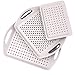 Bravi 3PC Anti-slip Food Serving Tray with handles 17.9" + 15.7" + 13" Dinner trays for lap + small drink tray | Breakfast tray | Bed tray | Food tray | Trays for eating