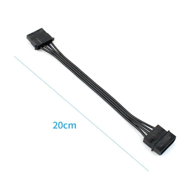 Cavo Prolunga Alimentazione Molex Adattatore 4 Pin Maschio To 4 Pin Femmina 30cm Cavo Prolunga Alimentazione Molex Adattatore 4 Pin Maschio To 4 Pin Femmina 30cm