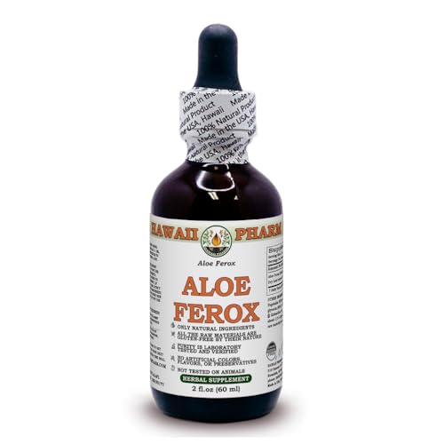 Aloe Vera Alcohol-Free Liquid Extract, Organic Aloe Vera (Aloe Vera) Dried Leaf Glycerite 2 oz