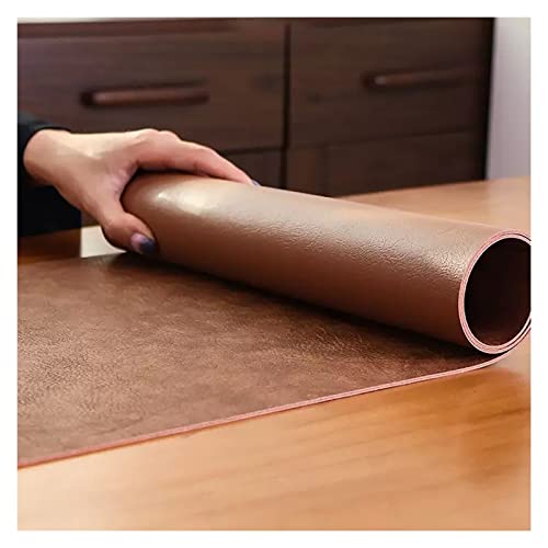 Chemin de table en cuir imperméable et facile à nettoyer