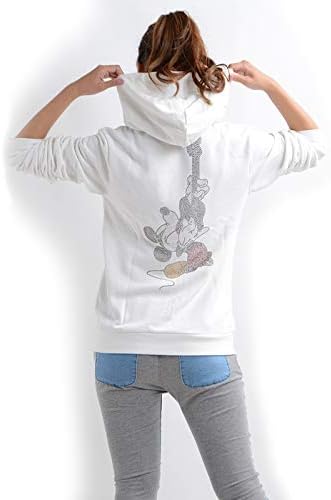 Amazon ワンフォークロージング ラインストーンミッキーzipパーカー ミッキー ディズニー メンズ レディース トレーナー パーカー 通販