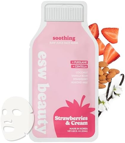 Strawberries & Cream Soothing Raw Juice Sheet Mask