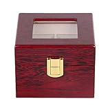 ● Komfort: Unsere Uhrenbox schützt Ihre Artikel vor Staub und Feuchtigkeit. Unsere Box kann für eine bequeme Verwendung einfach mit einer Hand geöffnet und geschlossen werden.
