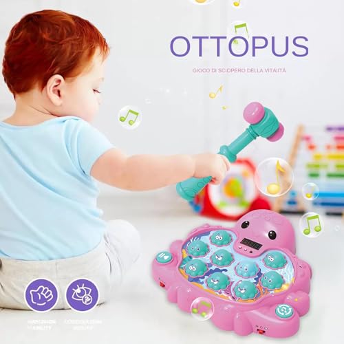 Jeu batteur pieuvre coordination œil main pour stimuler la concentration enfant