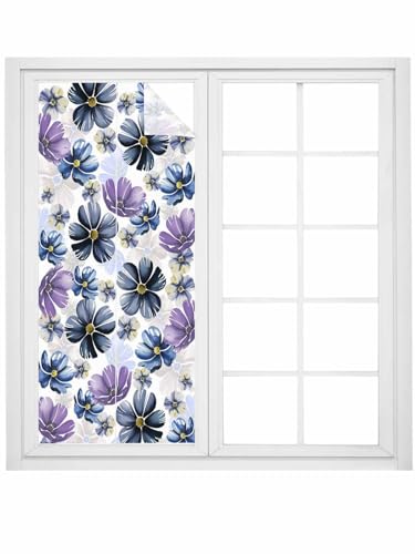 Película para ventana decorativa y privacidad 17.7x39.3 in miniatura 2